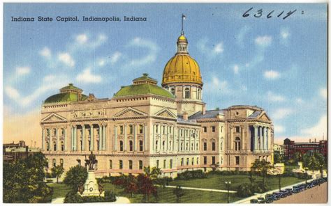 Indiana State Capitol, Indianapolis, Indiana - Digital Commonwealth