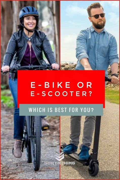 Electric Bikes Vs Electric Scooters In 2022: Which Is Best? - Sortathing