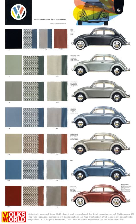 Original Vw Beetle Paint Schemes Paint Color Codes Car Paint Colors ...