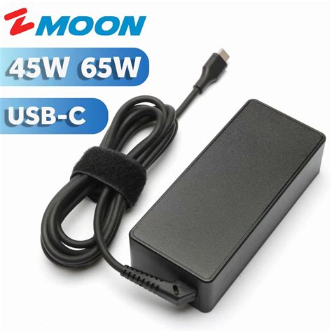 Laptop Charger for Lenovo 65w USB-C USB Type C USBC Thinkpad X1 T480 T580 T470 Yoga C930 720 ...