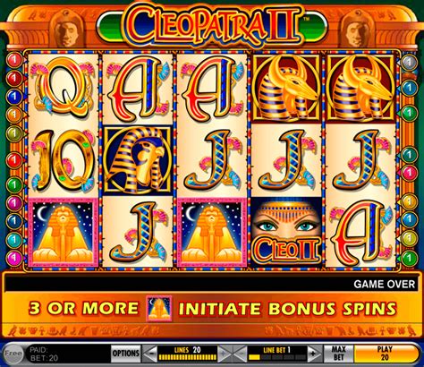 Jugar Tragamonedas - Cleopatra II™ Gratis Online