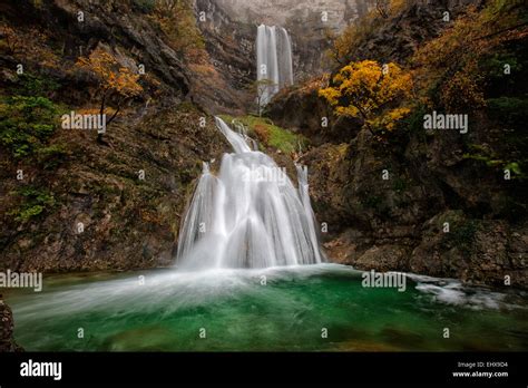 Spain, Albacete, Sierra de Riopar, Waterfalls at the source of Mundo river Stock Photo - Alamy