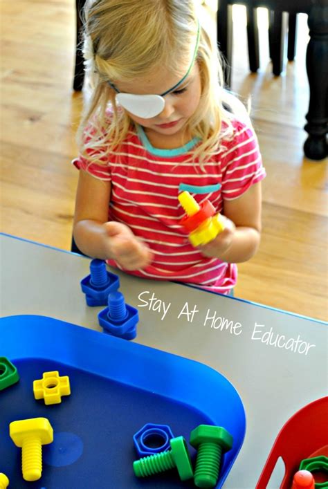 Three Preschool Sense of Sight Activities - Stay At Home Educator