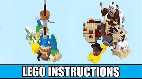 LEGO Instructions | Super Mario | 71427 | Larry's and Morton's Airships ...