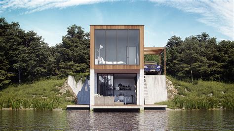 Lakeside House on Behance