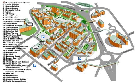 Northumbria University Campus Map – Verjaardag Vrouw 2020