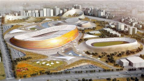 Futuristic sports complex set for Ethiopia - Commercial Interior Design