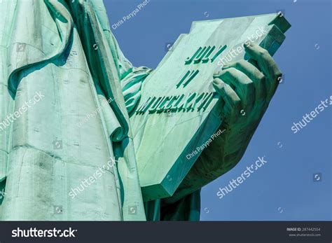 Stone Tablet Held By Statue Of Liberty Stock Photo 287442554 : Shutterstock