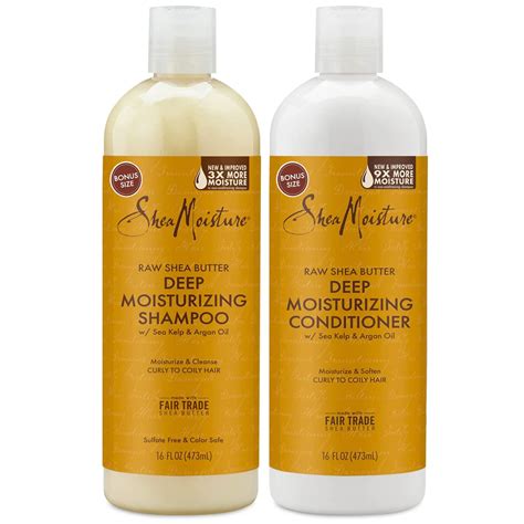 Amazon.com : SheaMoisture Raw Shea Butter Shampoo and Conditioner Set ...