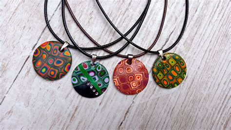 Polymer Clay Necklace - Etsy