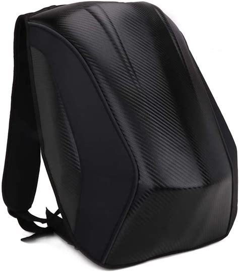 Lot Detail - Hard Shell Carbon Fiber Riding Backpack