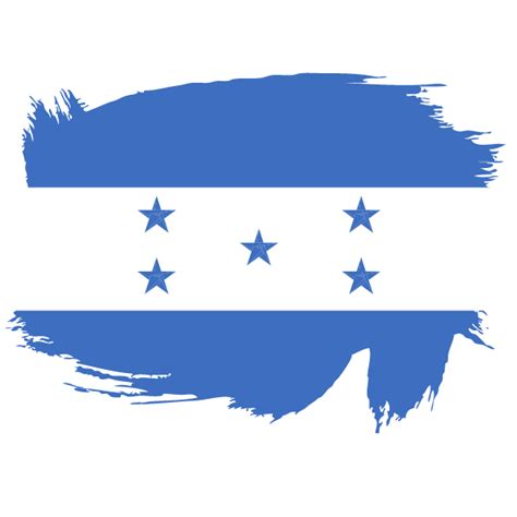 Painted flag of Honduras | Free SVG