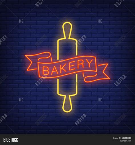 Bakery Neon Sign. Red Image & Photo (Free Trial) | Bigstock