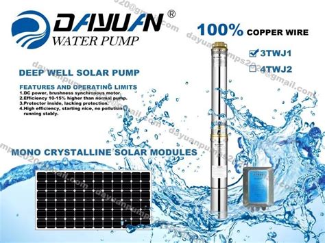 Deep Well Solar Pump, Commercial & Industrial, Industrial Equipment on ...