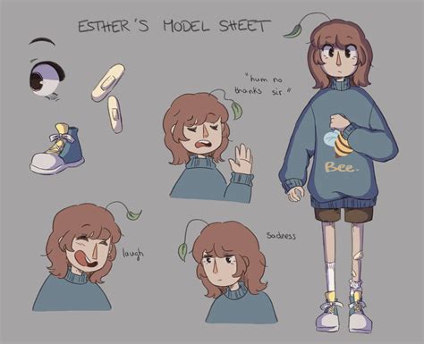 Character Reference Sheet by mil0e on DeviantArt