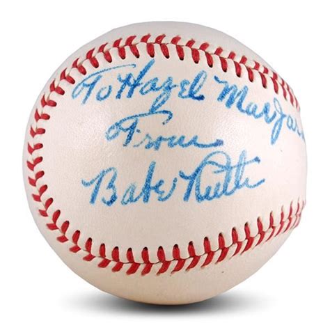 Babe Ruth Signed Baseball