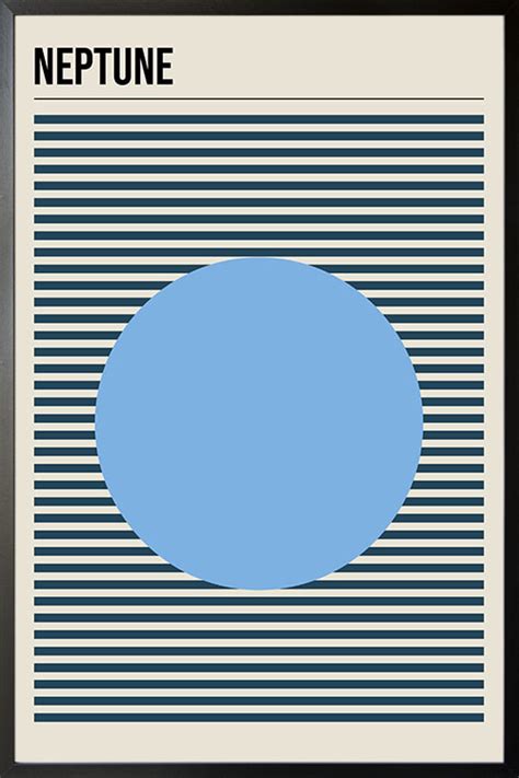 Neptune minimal poster - Artdesign