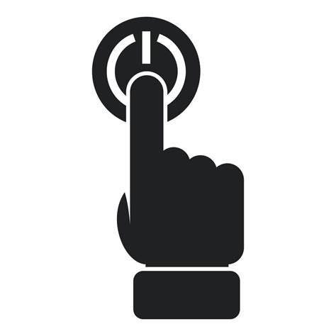 Turn off button icon flat vector. Business mobile 16160758 Vector Art at Vecteezy