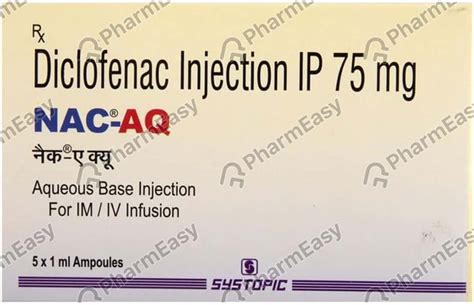 Nac 75 MG/ML Injection (1): Uses, Side Effects, Price & Dosage | PharmEasy