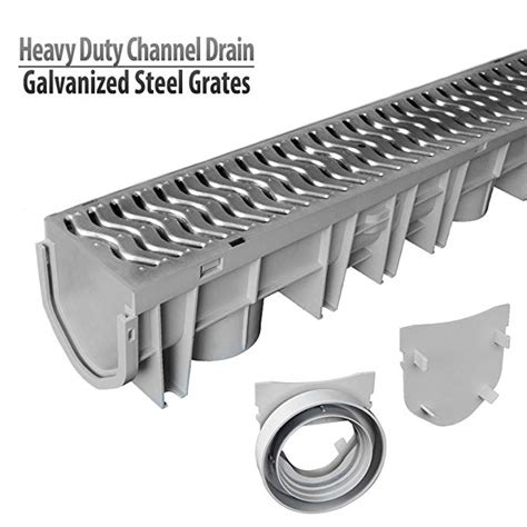 Source 1 Drainage Trench & Driveway Channel Drain Kit with Galvanized Steel Grate Review