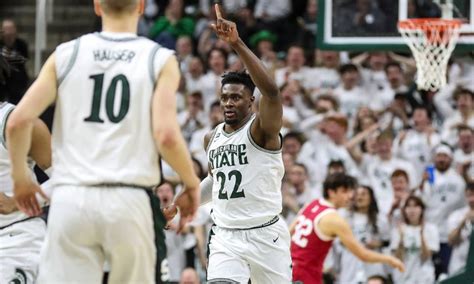 MSU basketball overcomes poor start to earn emotional win over Indiana