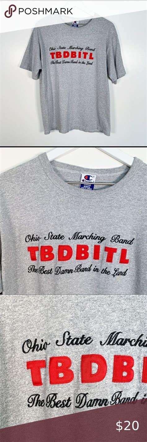 Ohio State University Marching Band TBDBITL Champion T-Shirt Large in ...