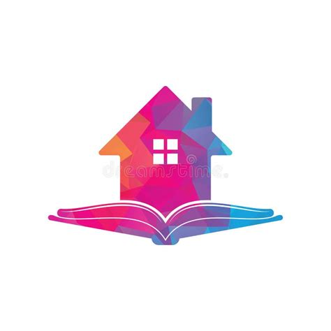 Book House Logo Design Template. Stock Vector - Illustration of abstract, open: 215095082