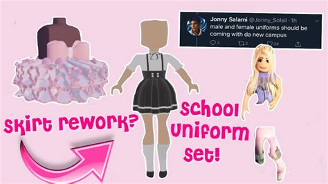 SCHOOL UNIFORM SETS COMING OUT WITH THE NEW SCHOOL!| PIRATE SET IN TESTING!?| NEW SKIRT REWORK ...