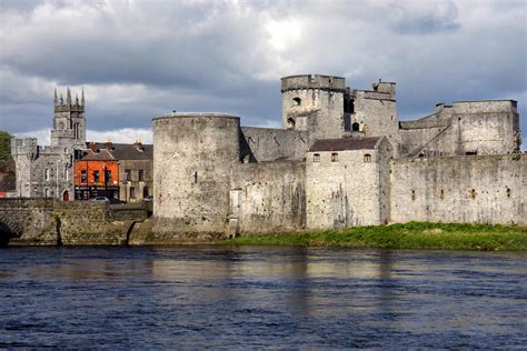 The Red House At King John's Castle Limerick Ireland by Pierre Leclerc ...