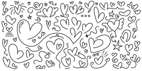 Scribble Heart Vector Art, Icons, and Graphics for Free Download