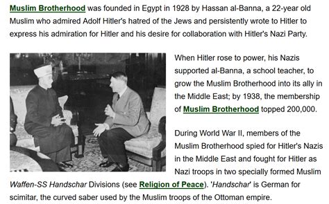 Fun fact: Muslim Brotherhood founder, Hassan al-Banna, was a Nazi ...