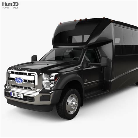 Ford F-550 Grech Shuttle Bus 2014 3D model - Vehicles on Hum3D