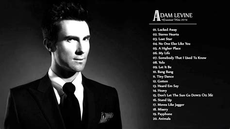 Adam Levine Greatest Hits ♫ The Very Best Of Adam Levine ♥ - YouTube