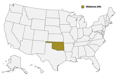 Oklahoma Counties Map | Mappr