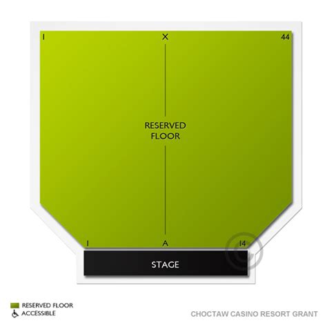 Choctaw Casino Resort Grant Seating Chart | Vivid Seats