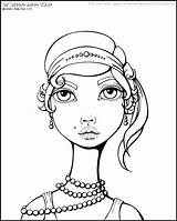 Flapper Coloring Pages For Adults Sketch Page sketch template