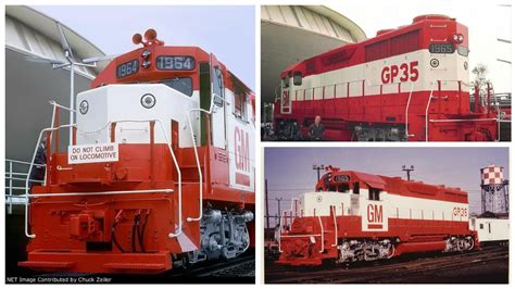 General Motors Newest Locomotive EMD GP35 Introduced in 1964 in the USA - YouTube