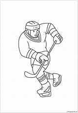 Ice Hockey Coloring Pages  Free Printable Templates sketch template