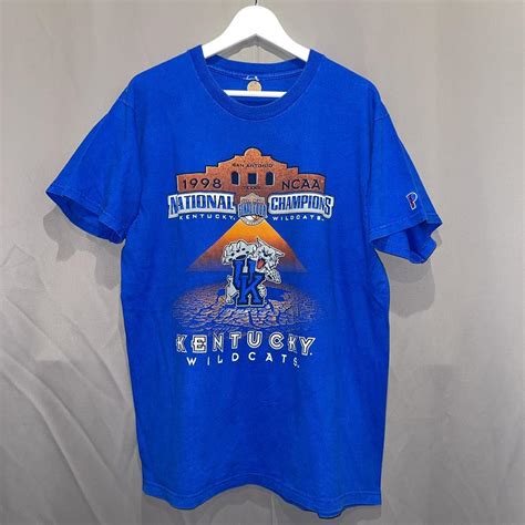 Vintage 1998 Kentucky Wildcats National Championship... - Depop