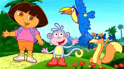 Dora And Boots And Diego And Swiper