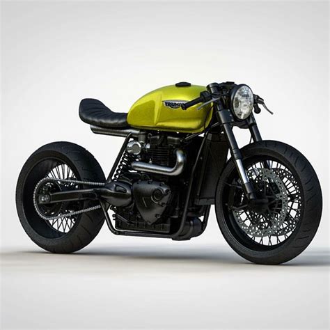 Triumph Cafe Racer Concepts by Ziggy Moto - The Bullitt | Triumph cafe racer, Cafe racer, Bike ...