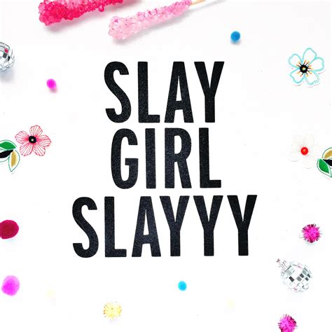 Slay Girl Slay Banner/ Feminist Banner/ Slay All Day/ Girl | Etsy