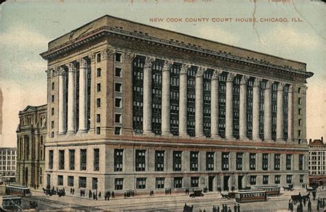 New Cook County Courthouse Chicago, IL Postcard