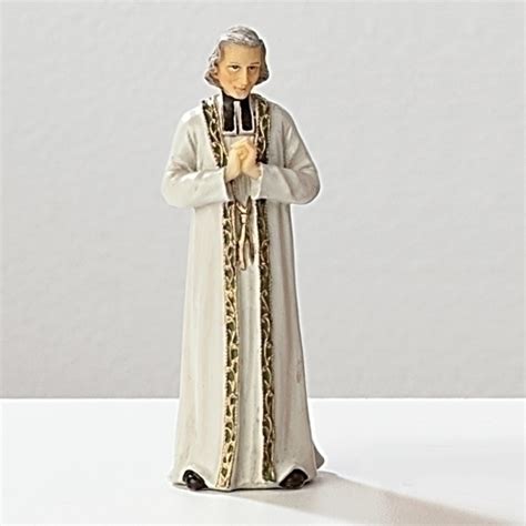 4" St. John Vianney Statue - Holy Family Books & Gifts