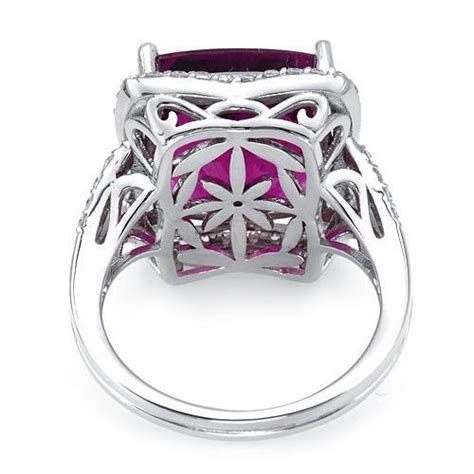 Carbonado ♦♦♦ » Cocktail Ring With 9.30ctw Precious Stones – Genuine Clean Diamonds and ...