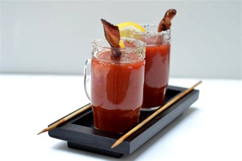 Bacon Swizzle Stick Bloody Mary | Feeding Ethan