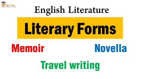 LITERARY FORMS IN ENGLISH LITERATURE || LITERARY FORMS & MOVEMENTS ...