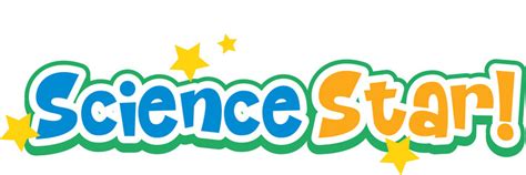 Font design for word science star on white Vector Image