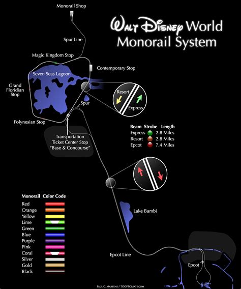 Disney World Monorail Map | Map Of The World