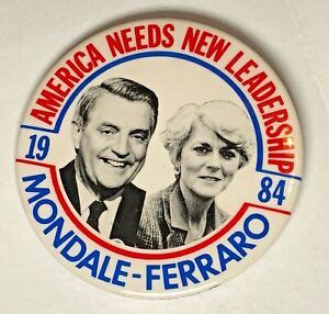 Mondale-Ferraro campaign pins Souvenirs & Events Art & Collectibles ...